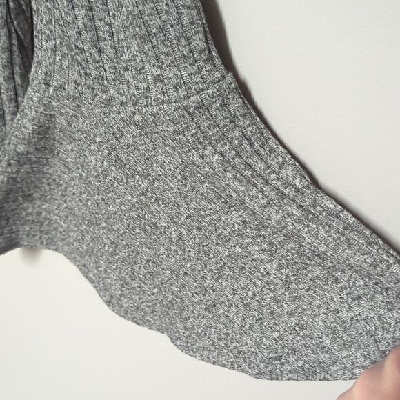 Philosophy Gray Ribbed Open Front Cardigan - Picture 2 of 7